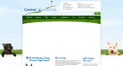 Desktop Screenshot of mycaninecountryclub.com